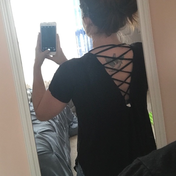 Open Back Tee - Picture 2 of 6